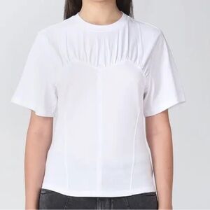 Isabel Marant Crisp White Short Sleeve Tee